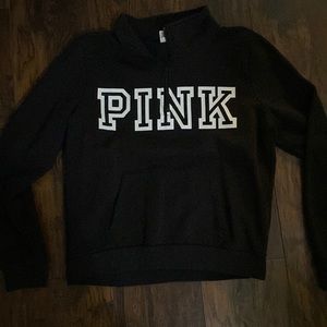 1/2 zip PINK hoodie